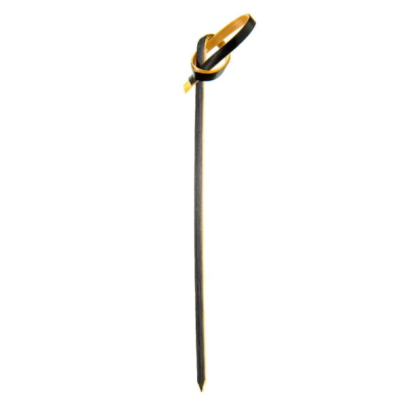 Looped Black Bamboo Skewers - 90mm