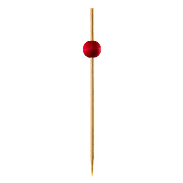 Red Ball Bamboo Skewers