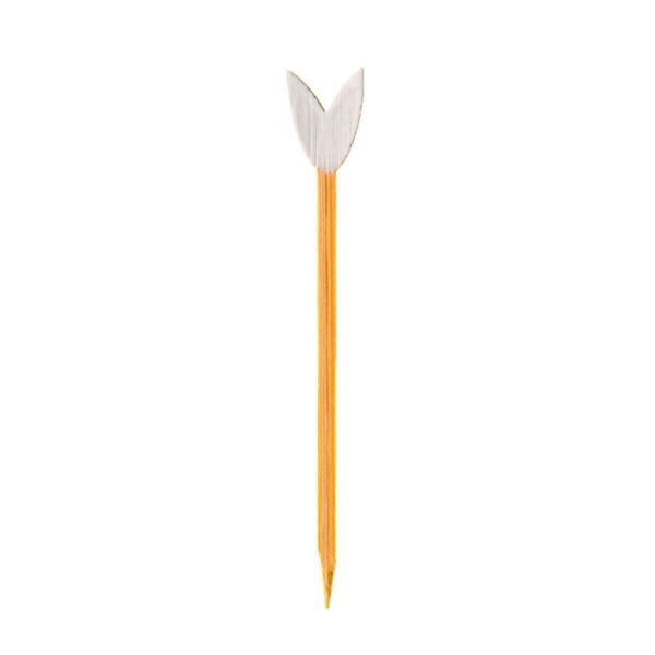 White Tulip Bamboo Skewers